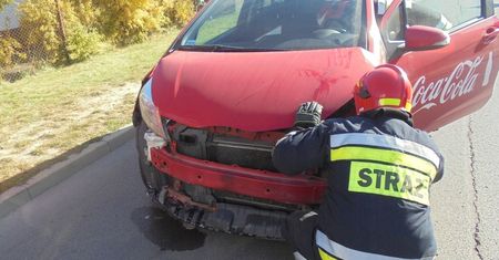 Poważna kolizja drogowa na ulicy Konopnickiej w Ostrowcu Św.