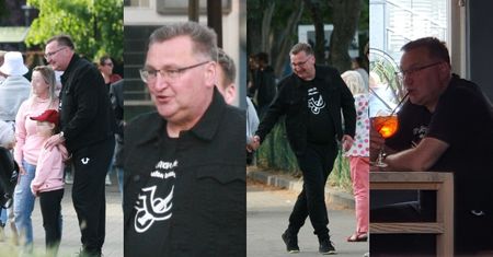 Czesław Michniewicz dokazuje z rodziną w Gdyni: uprzejmości z fanami, wizyta w knajpie i drinki... Chce zapomnieć o korupcyjnych plotkach? (ZDJĘCIA)