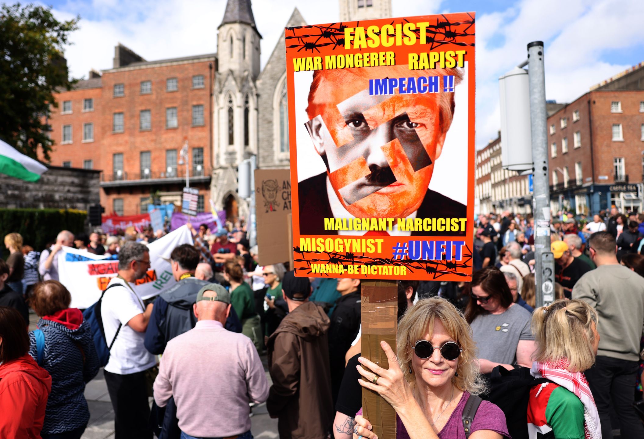 Demonstracja w Dublinie