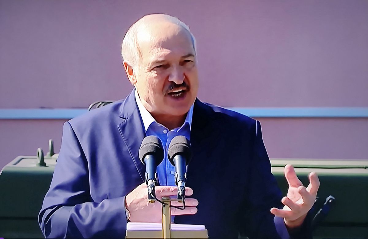 Białoruś. Aleksander Łukaszenka groził robotnikowi po przemówieniu w Mińsku 