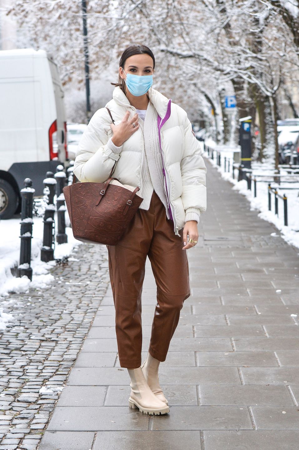 Paulina Krupińska w zimowej stylizacji