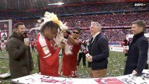 Gwiazdor Bayernu udzielał wywiadu. Nagle "dorwali" go koledzy