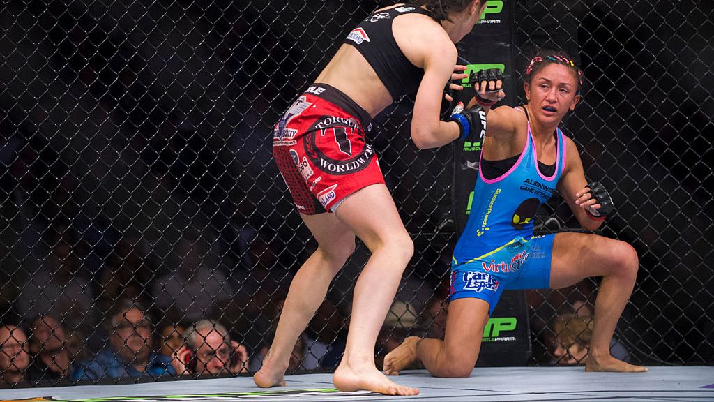 Getty Images / Cooper Neill/Zuffa LLC/Zuffa LLC / Na zdjęciu od lewej: Joanna Jędrzejczyk, Carla Esparza