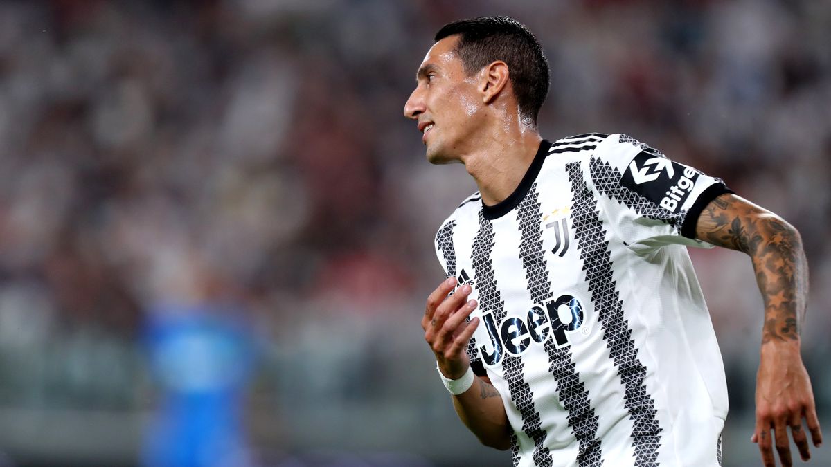 ALLIANZ STADIUM, TORINO, ITALY - 2022/08/15: Angel Di Maria of Juventus Fc  looks on during the Serie A match between Juventus Fc and Us Sassuolo. Juventus Fc wins 3-0 over Us Sassuolo. (Photo by Marco Canoniero/LightRocket via Getty Images)