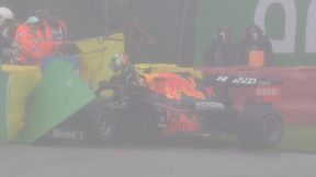 Koszmar kierowcy F1 w GP Belgii. Rozbił się jeszcze przed wyścigiem!