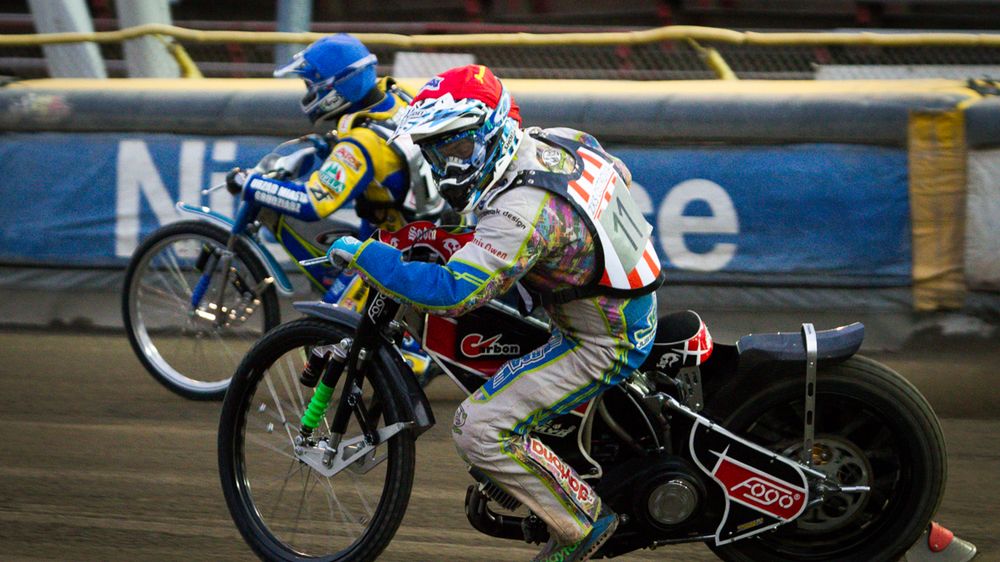 WP SportoweFakty / Jakub Janecki / Justin Sedgmen w akcji