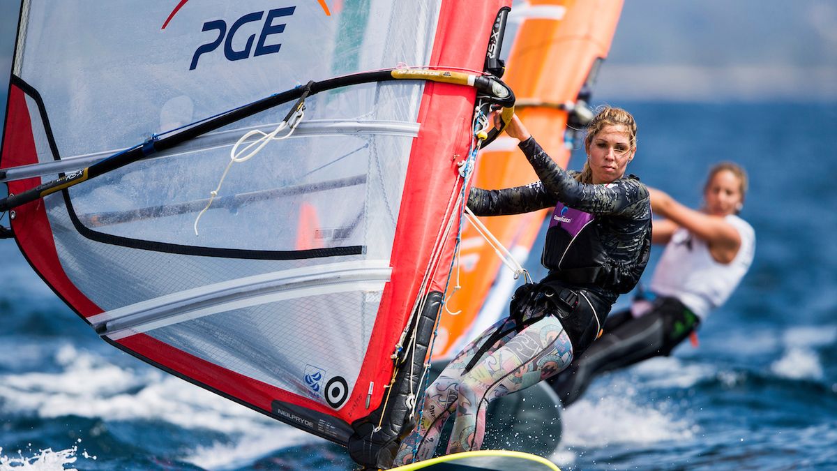 Materiały prasowe / Pedro Martinez / Sailing Energy / World Sailing / Na zdjęciu: Zofia Klepacka w olimpijskiej klasie RS:X