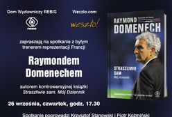 WARSZAWA: Spotkanie z Raymondem Domenech, byłym trenerem reprezentacji Francji, autorem książki "Straszliwie sam. Mój dziennik"