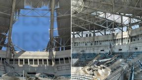 Rosyjska rakieta spadła na stadion
