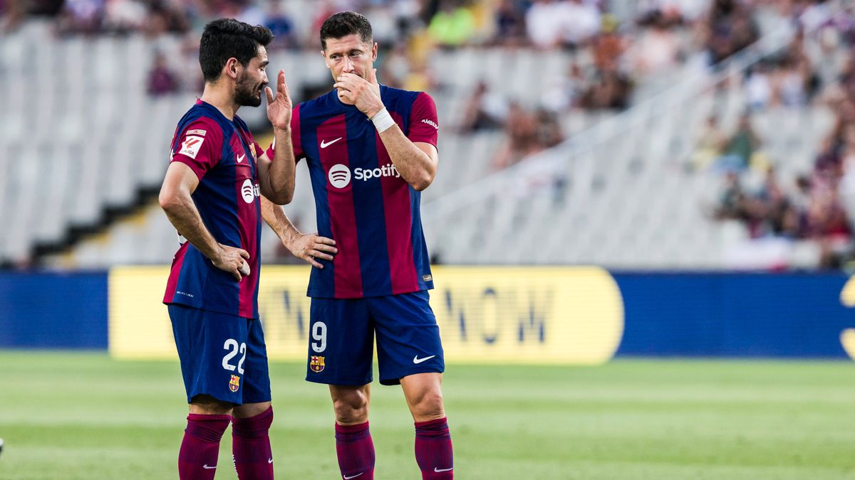 Getty Images / Javier Borrego / Ilkay Gundogan i Robert Lewandowski