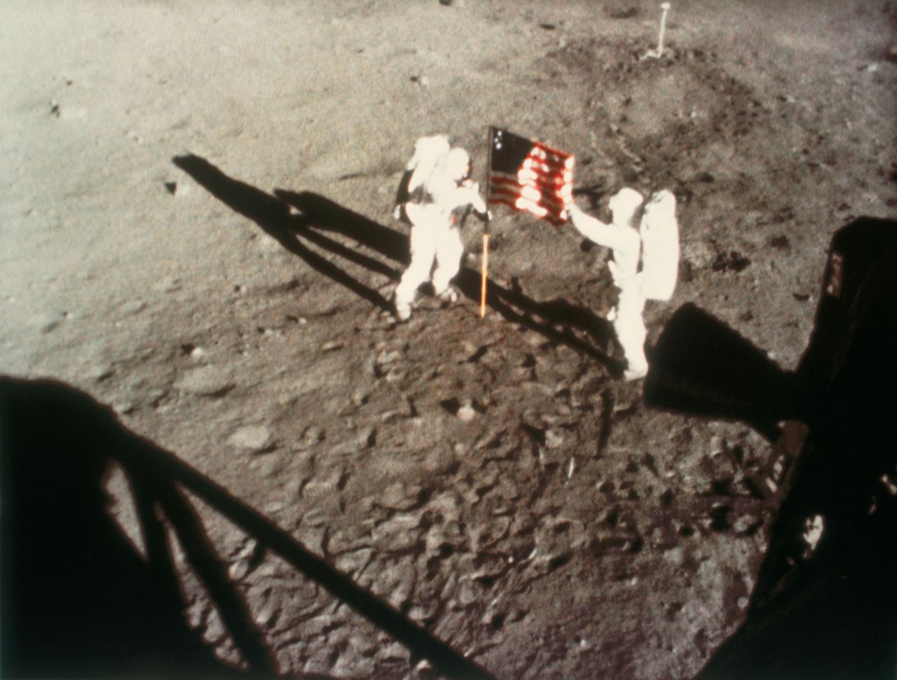 Lądowanie na Księżycu w ramach misji Apollo 11 w 1969 roku