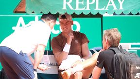 Dwa lata temu był w finale. Teraz poddał pierwszy mecz po 42 minutach