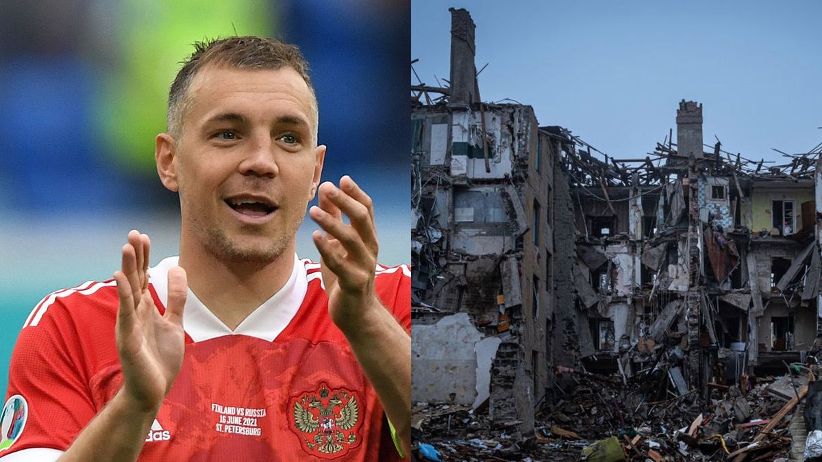 Getty Images / Anadolu Agency / Kirill Kudryavtsev - Pool / Na zdjęciu: Artiom Dziuba / zniszczenia budynków po bombardowaniu w Kramatorsku