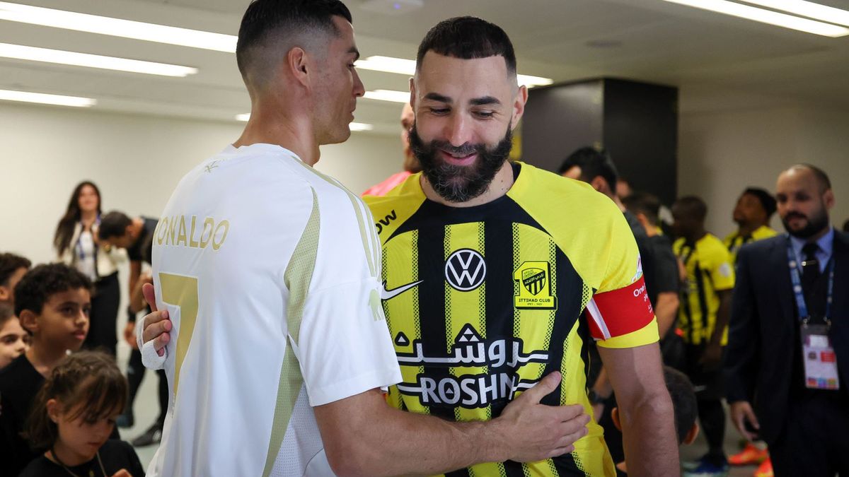 Getty Images / Yasser Bakhsh/Getty Images / Na zdjęciu: Cristiano Ronaldo i Karim Benzema 