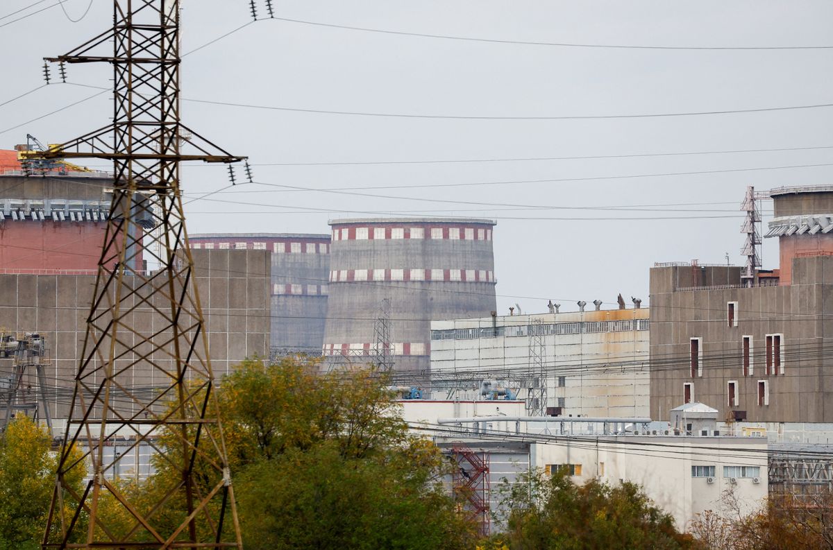 Zaporoska Elektrownia Atomowa - zdjęcie z 14.10.2022 r