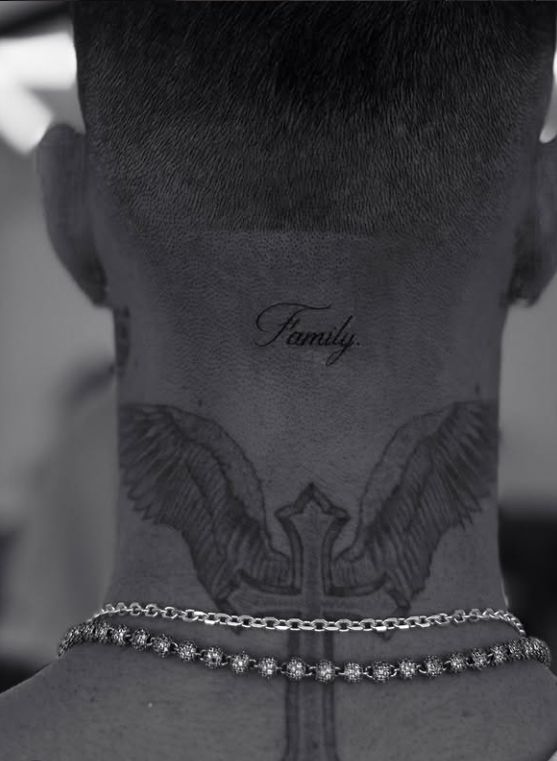 Romeo Beckham - tatuaż