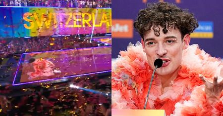 Eurowizja 2024. Wpadka Nemo podczas zwycięskiego występu. Nagroda została ZNISZCZONA na scenie