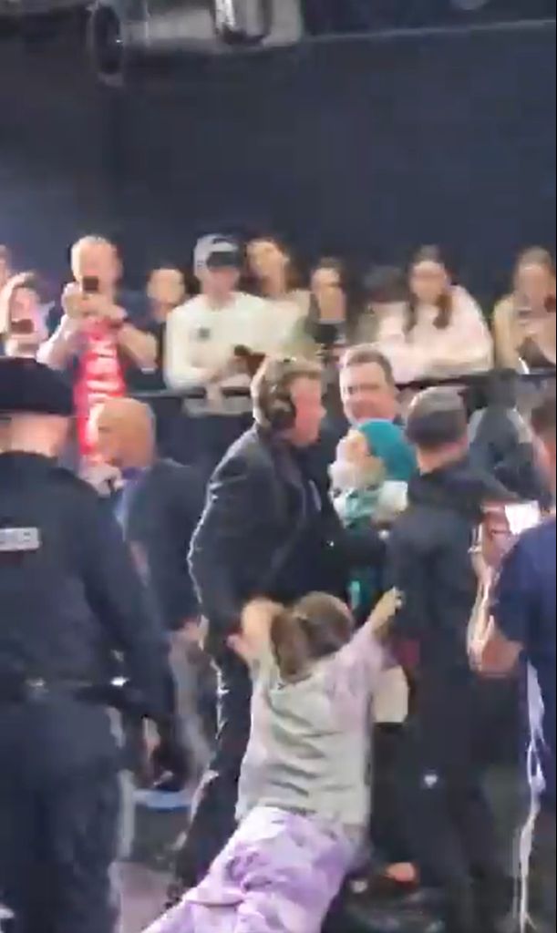 Protestujący podczas Eurowizji