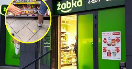 Nagranie z Żabki w Płocku. Klientka została idolką internautów
