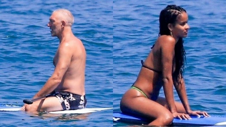 Vincent Cassel wypoczywa na plaży z nową znajomą