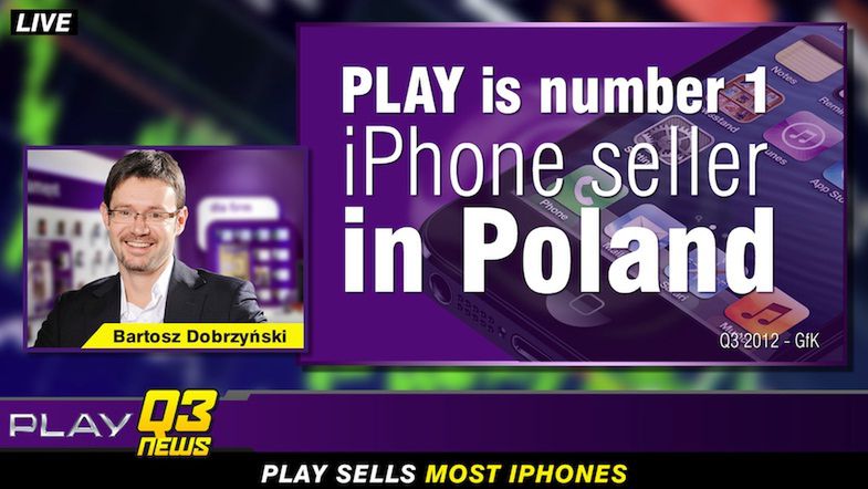 Play sprzedaje najwięcej iPhone'ów i stara się o 1800 MHz 1