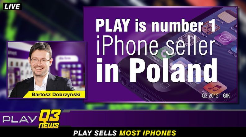 Play sprzedaje najwięcej iPhone'ów i stara się o 1800 MHz