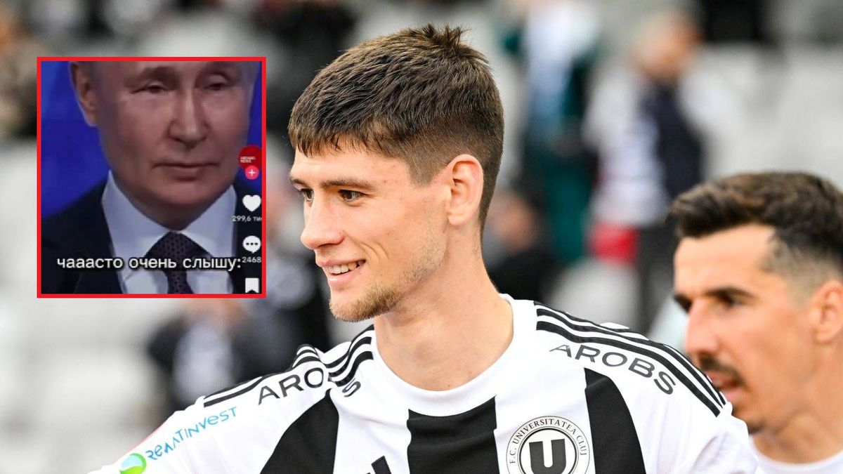 Getty Images / Flaviu Buboi/NurPhoto via Getty Images / Na dużym zdjęciu Vladislav Blanuta, na małym udostępniane przez niego treści