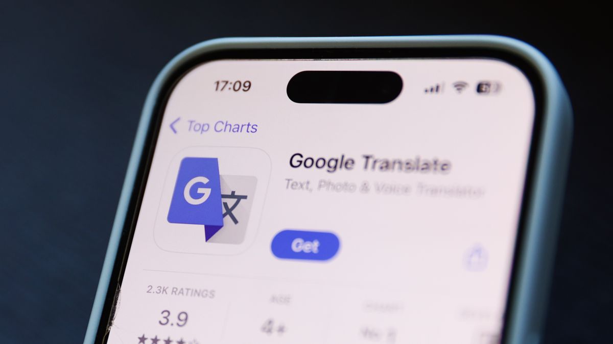 Google Translate on App Store is seen in this illustration photo taken in Poland on June 29, 2024. (Photo by Jakub Porzycki/NurPhoto via Getty Images)