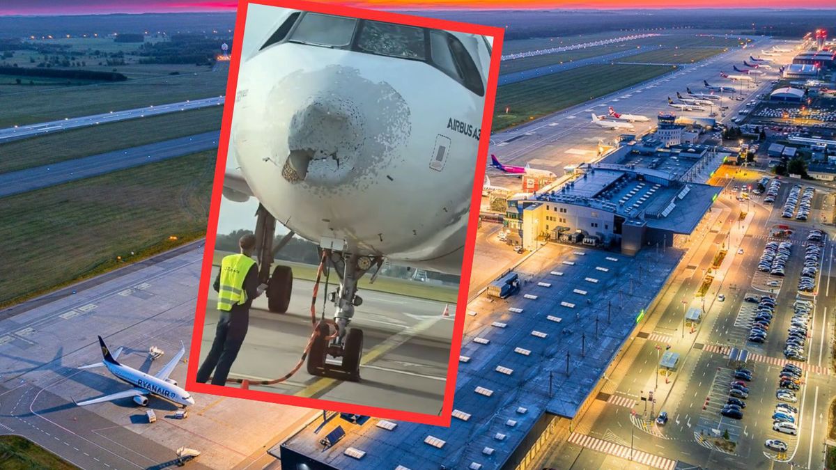 Lądował awaryjnie w Pyrzowicach. Zdjęcia samolotu obiegło sieć