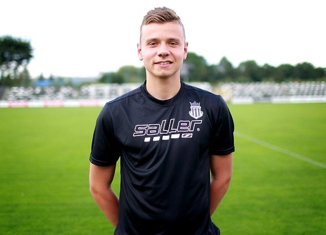 17-letni Szymon Kuźma występujący ostatnio w I składzie / fot. Sandecja