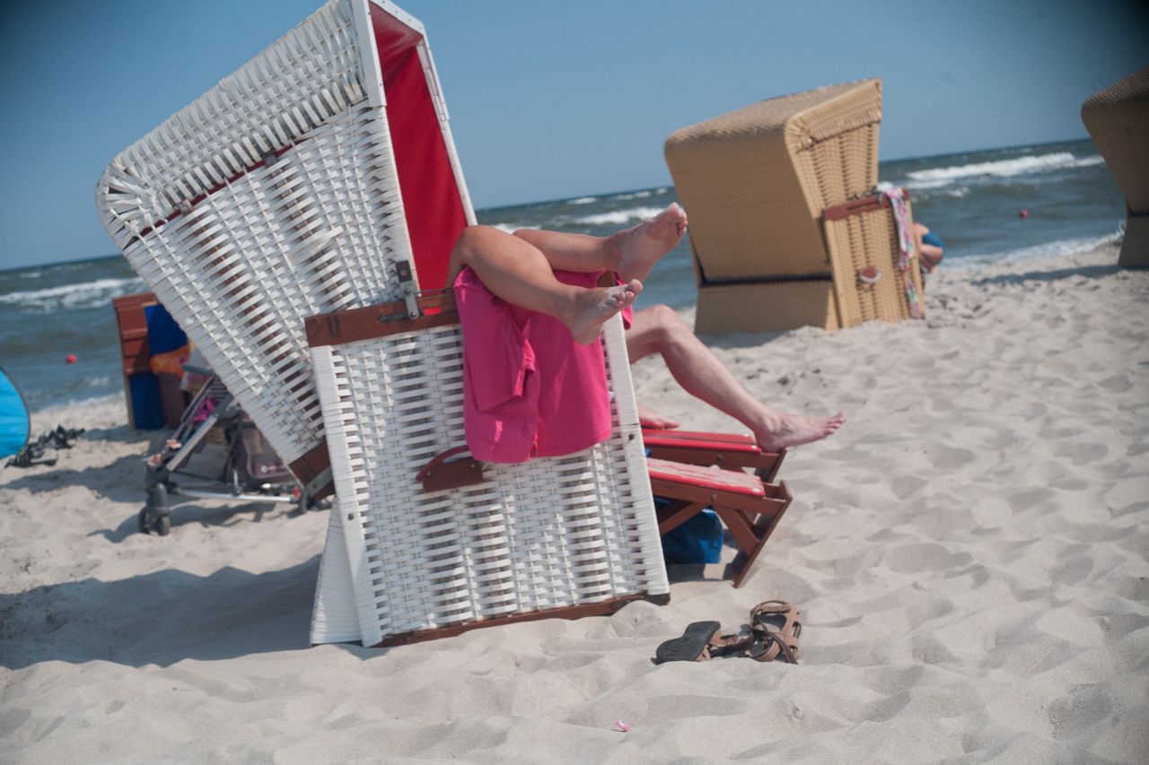 Plaża w luksusowym kurorcie na Półwyspie Helskim