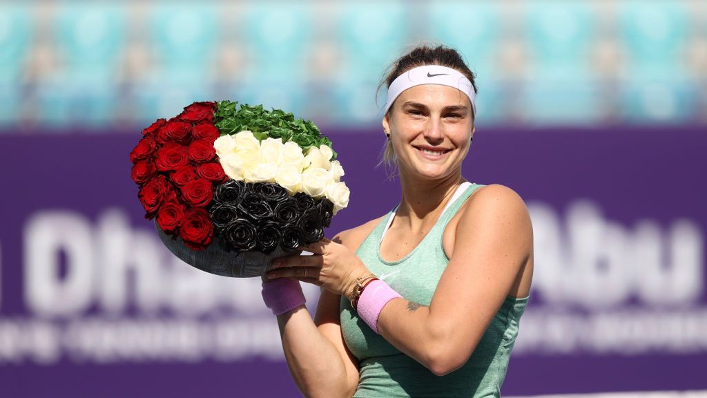 Zdjęcie okładkowe artykułu: Getty Images / Francois Nel / Na zdjęciu: Aryna Sabalenka, mistrzyni turnieju w Abu Zabi 2021