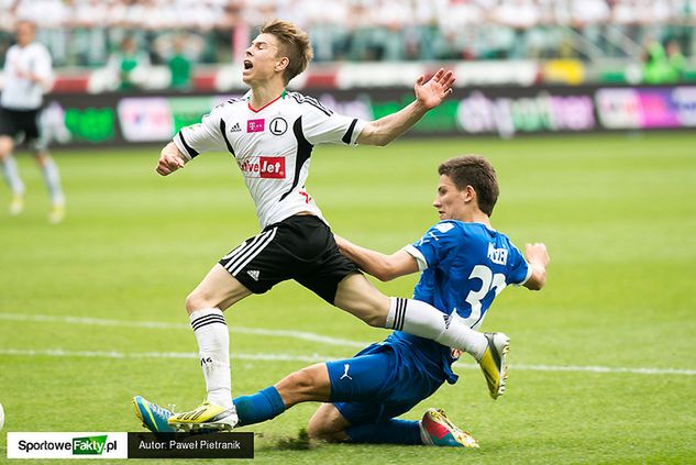 Mateusz Możdżeń sprokurował rzut karny, dzięki któremu Legia wygrała z Lechem