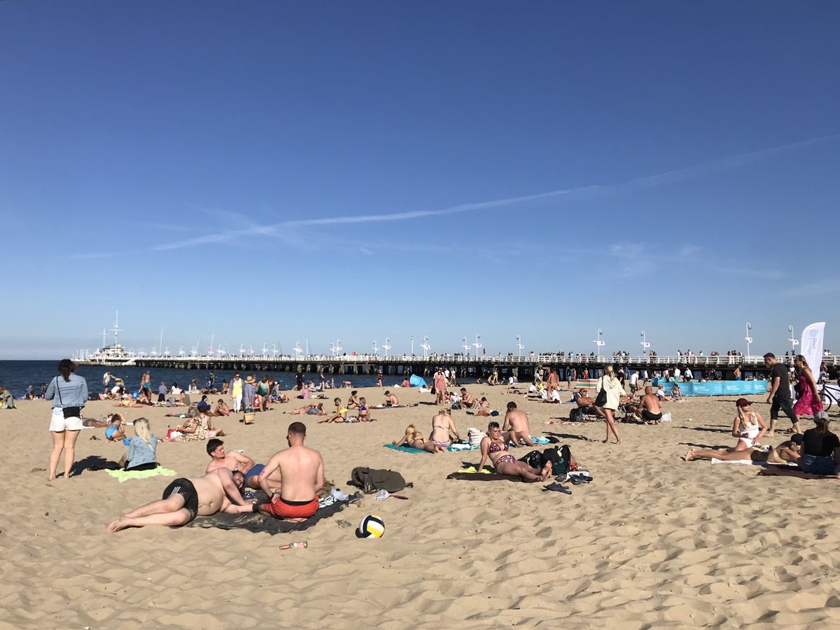 Plaża w Sopocie 