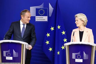 Tusk spotkał się Ursulą von der Leyen. "Trzeba ratować pieniądze, które Polsce się należą"