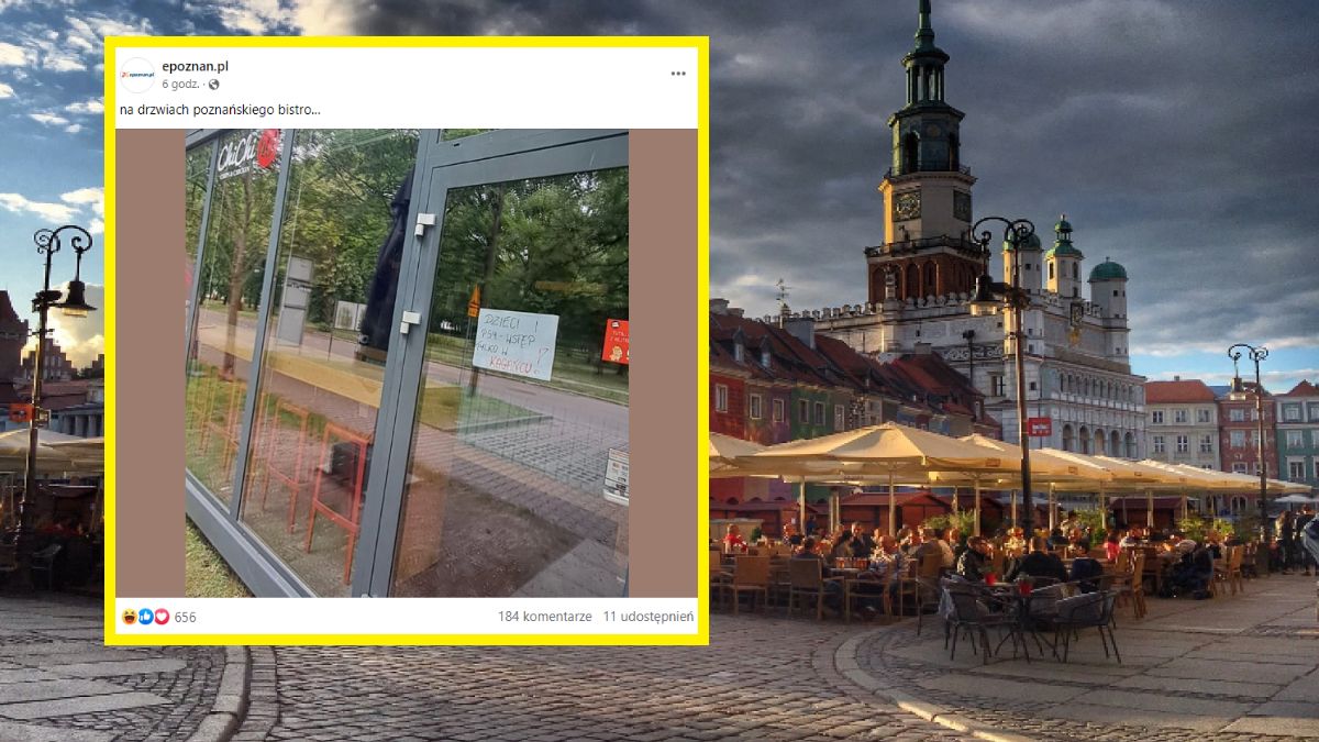 Klienci nie mogli uwierzyć własnym oczom, gdy zobaczyli napis na drzwiach