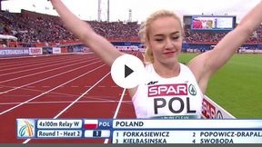 ME w Amsterdamie: Polki z awansem do finału sztafety 4x100