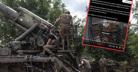 Rosjanie nie mieli wstydu. Kamery nagrały, co robili w magazynie