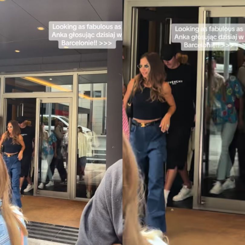 Anna i Robert Lewandowscy przyłapani podczas głosowania w Barcelonie