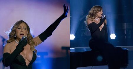 WIELKIE PIERSI Mariah Carey na fortepianie!