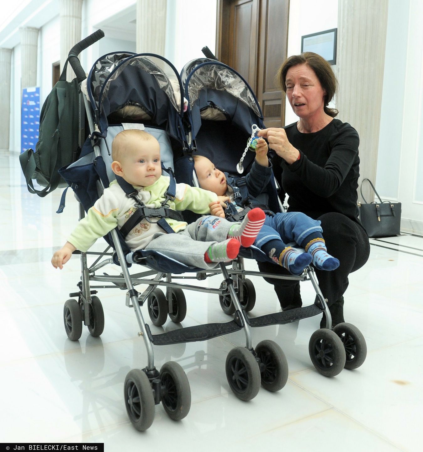 Barbara Sienkiewicz z dziećmi w 2015 roku