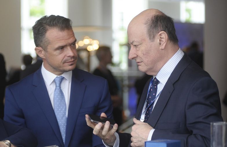 Sławomir Nowak i Jan Vincent Rostowski w 2015 roku.