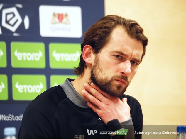 Tomasz Kaczmarek na konferencji prasowej