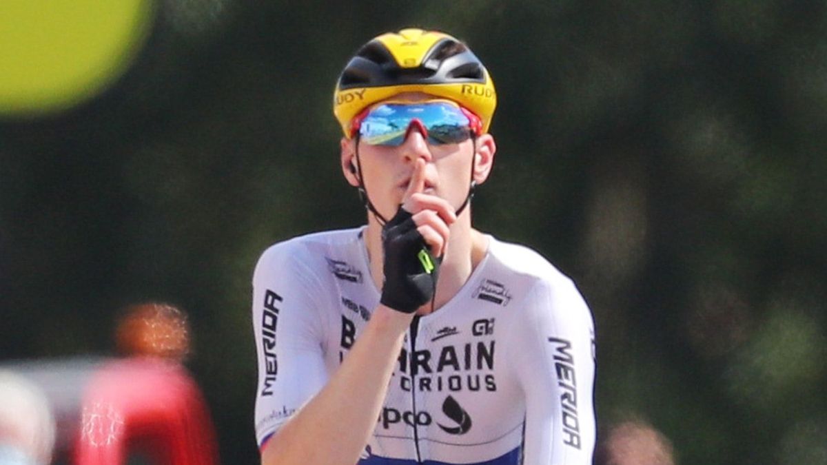 gest Mateja Mohoricia na mecie 19 etapu Tour de France