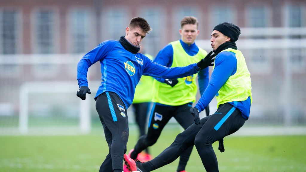 Getty Images / City-Press GmbH / Na zdjęciu: Krzysztof Piątek podczas treningu