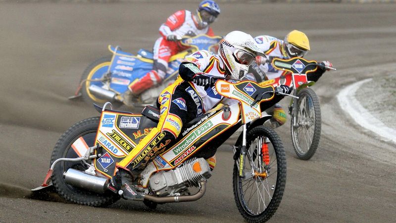 Scott Nicholls w meczu Ekstraligi w 2009 roku