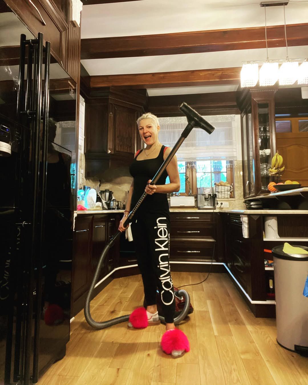 Sporo miejsca do gotowania w domu Magdaleny Narożnej