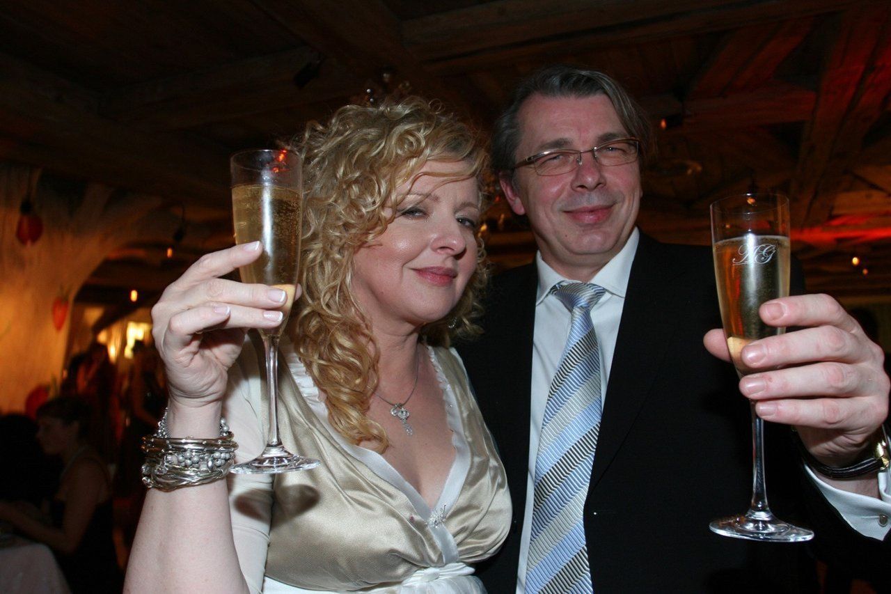 Magda Gessler z mężem
