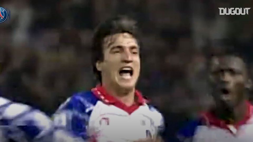 Zdjęcie okładkowe artykułu: Materiały prasowe / Dugout / Na zdjęciu: David Ginola (PSG) po strzeleniu gola w meczu z Realem Madryt w 1993 r.