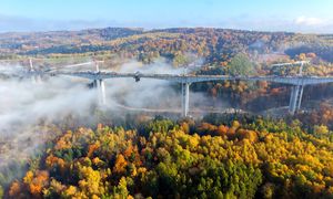 80 metrów nad ziemią. Budują najwyższą estakadę w Polsce